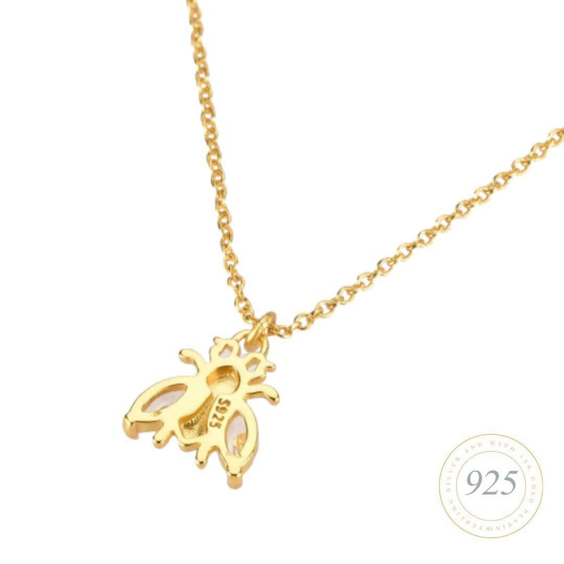 Bee Lovely Brilliance Gold Necklace Jewellery Hurtig Lane Vegan Watches
