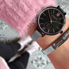 Amalfi Petite Stainless Steel Black/Black/Silver Watch Hurtig Lane Vegan Watches