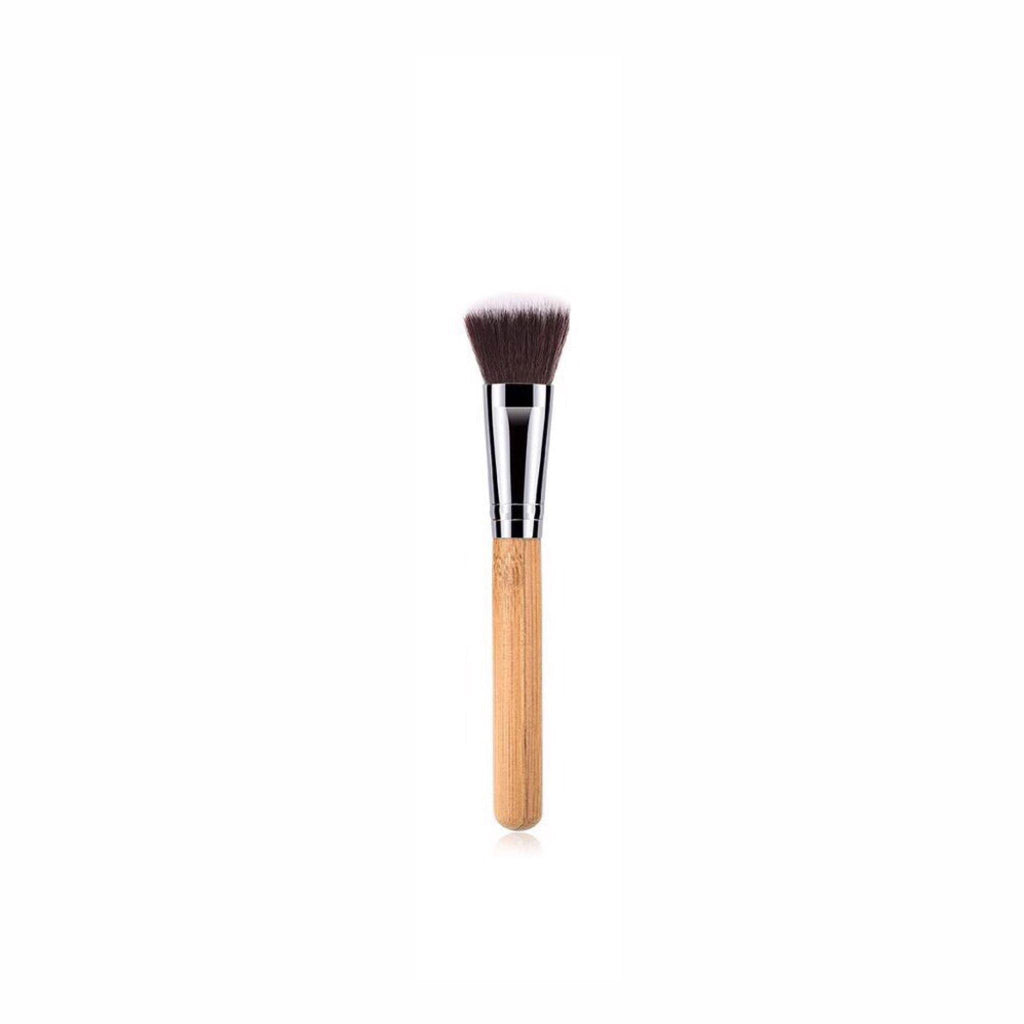 Vegan Blush Makeup Brush- Bamboo and Silver Makeup Brushes Hurtig Lane