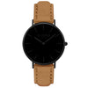 Hymnal Vegan Suede Watch All Black & Berry - Hurtig Lane - sustainable- vegan-ethical- cruelty free