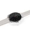 Moderna Vegan Leather Watch Silver, Black & Cloud Watch Hurtig Lane Vegan Watches