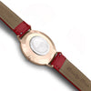 Mykonos Vegan Leather Watch All Rose & Cherry Red Watch Hurtig Lane Vegan Watches