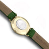 Moderno Vegan Leather Watch Gold, Black & Green - Hurtig Lane - sustainable- vegan-ethical- cruelty free