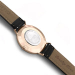 Mykonos Vegan Leather Watch All Rose & Black Watch Hurtig Lane Vegan Watches
