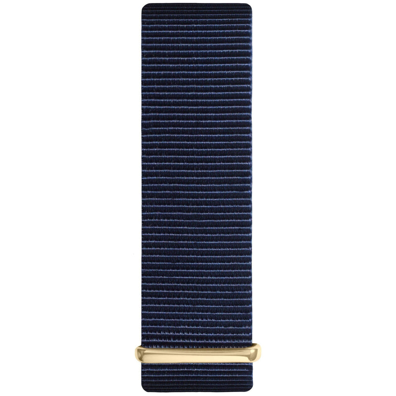 Ocean Blue and Gold Nylon Nato Strap watch strap Hurtig Lane Vegan Watches